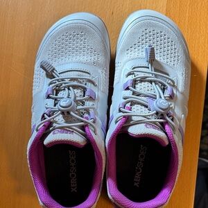 Womens Sneakers - Gray and Purple
